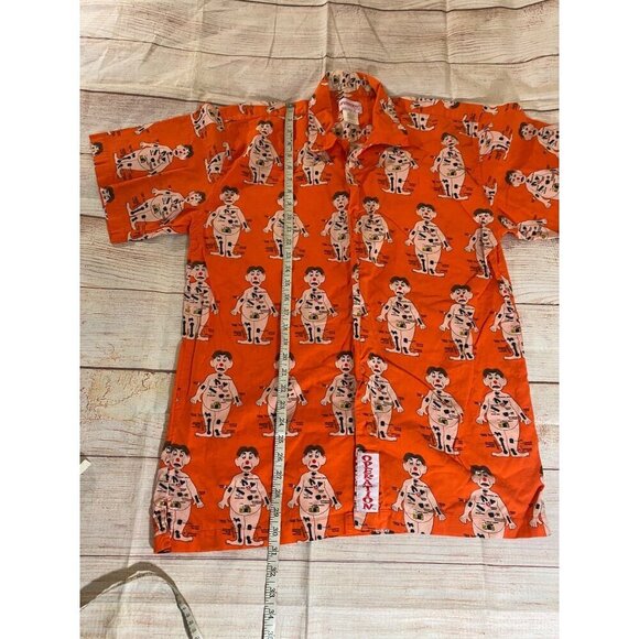 Vintage Hasbro Men's 2001 Orange Operation Pajama Set Y2K - Large - Picture 6 of 10